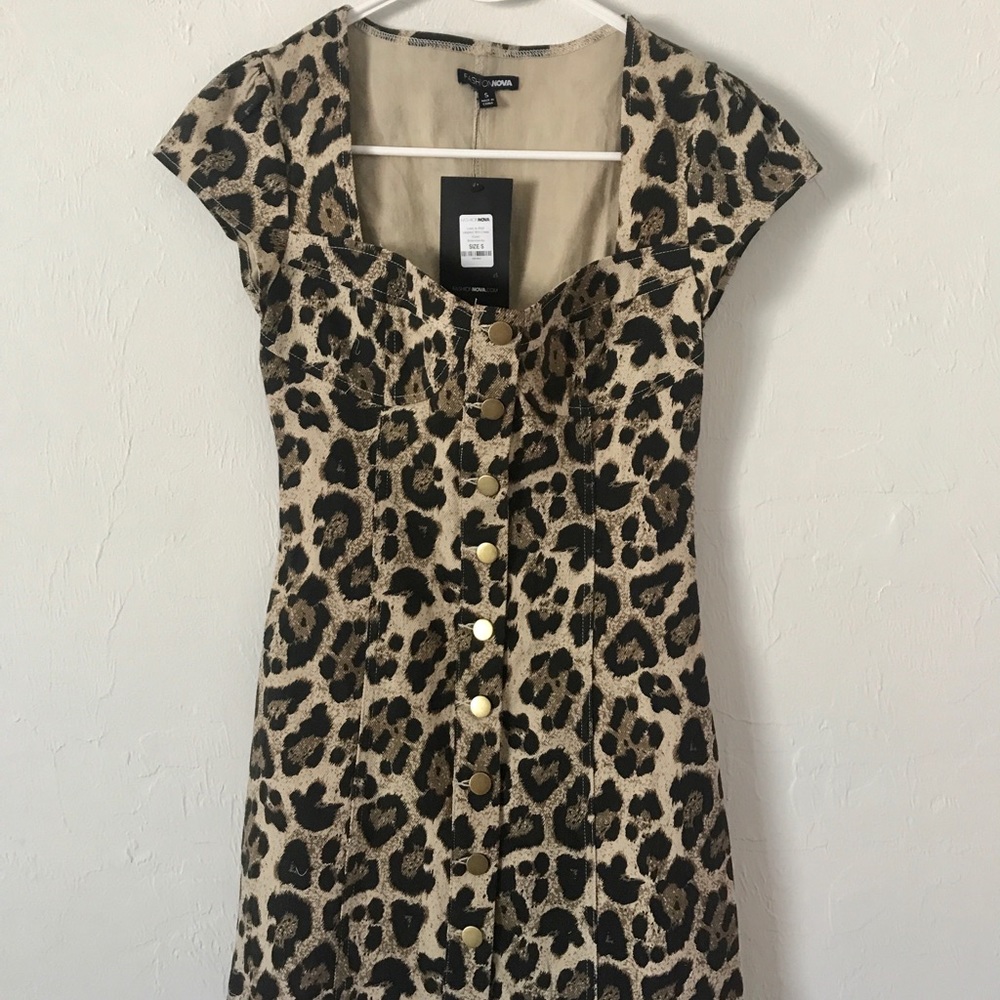 Fashion Nova cheetah print dress